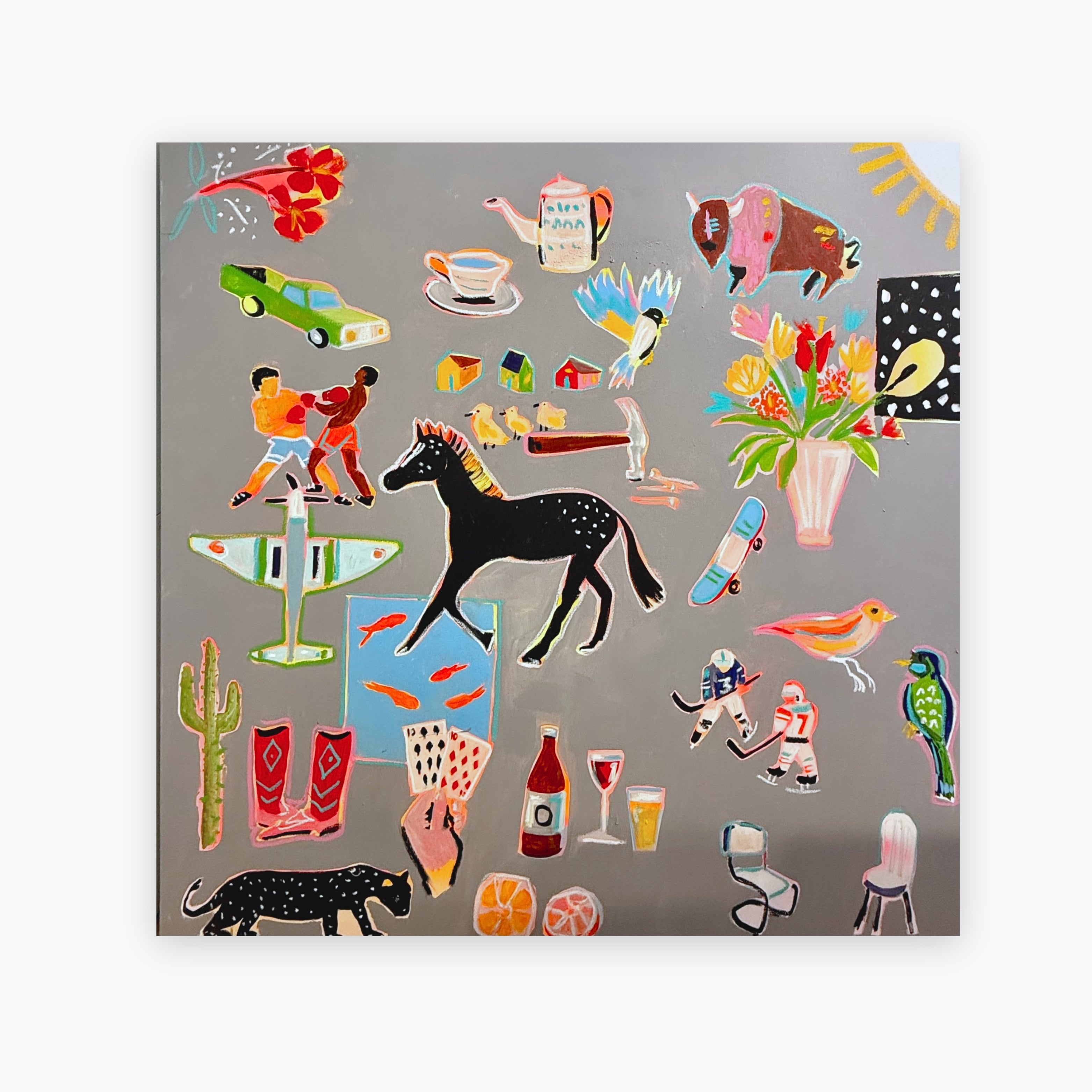 Collect all the memories you can like playing cards, laughing and holding hands.