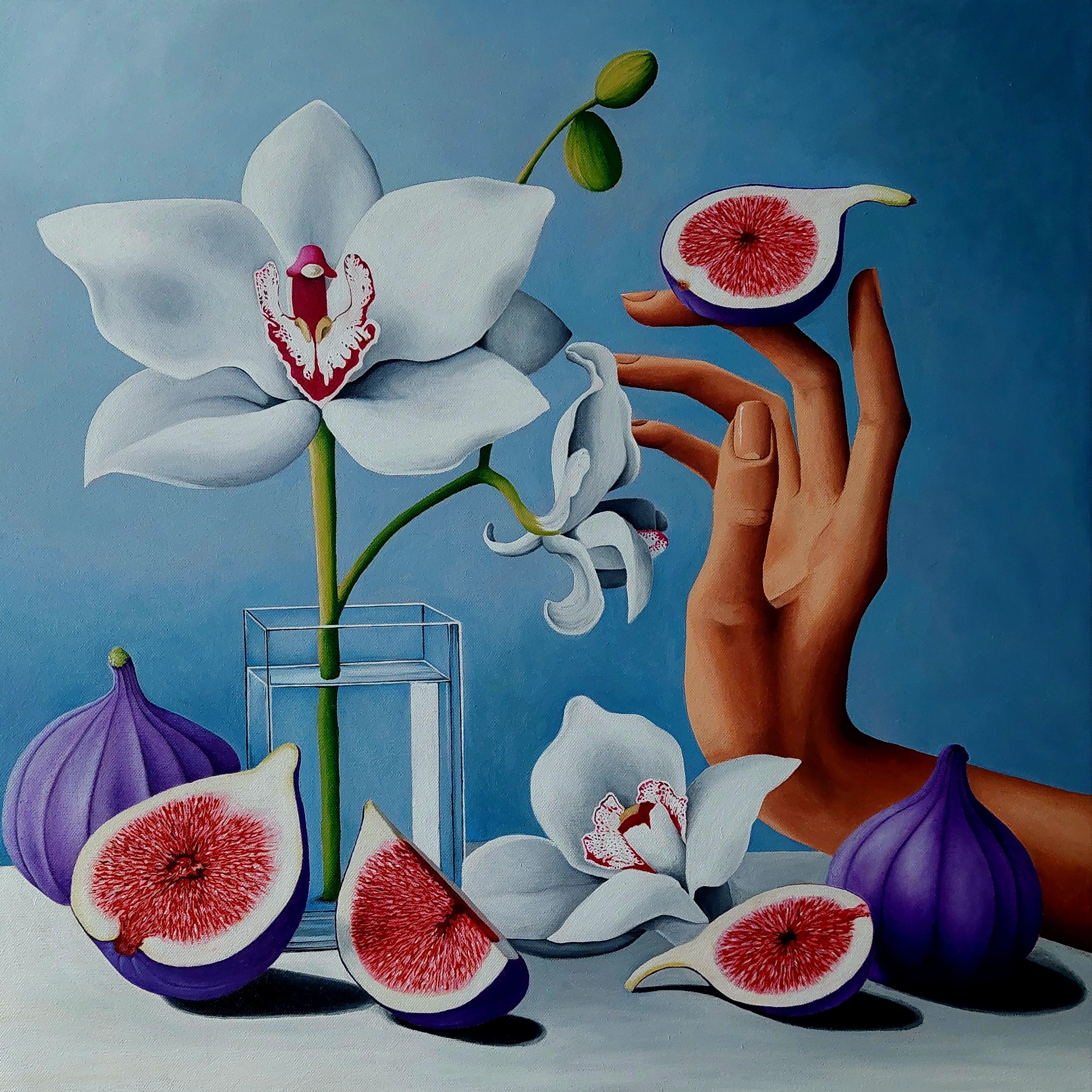 Contemporary Surreal Still Life Painting by Ragnhildur Johanns. Shop Online Gallery.