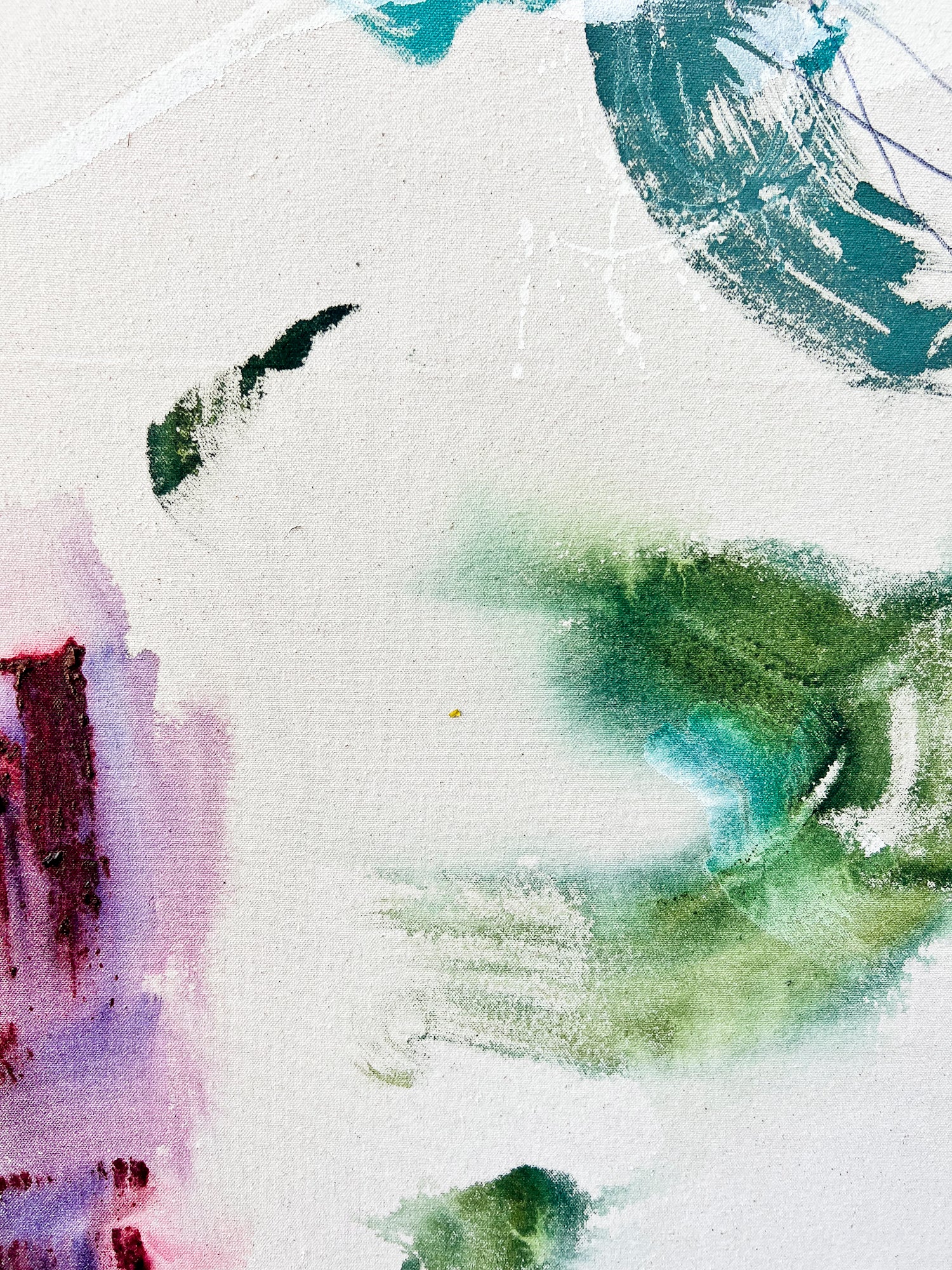 Abstract Interwoven painting by Beth Winterburn