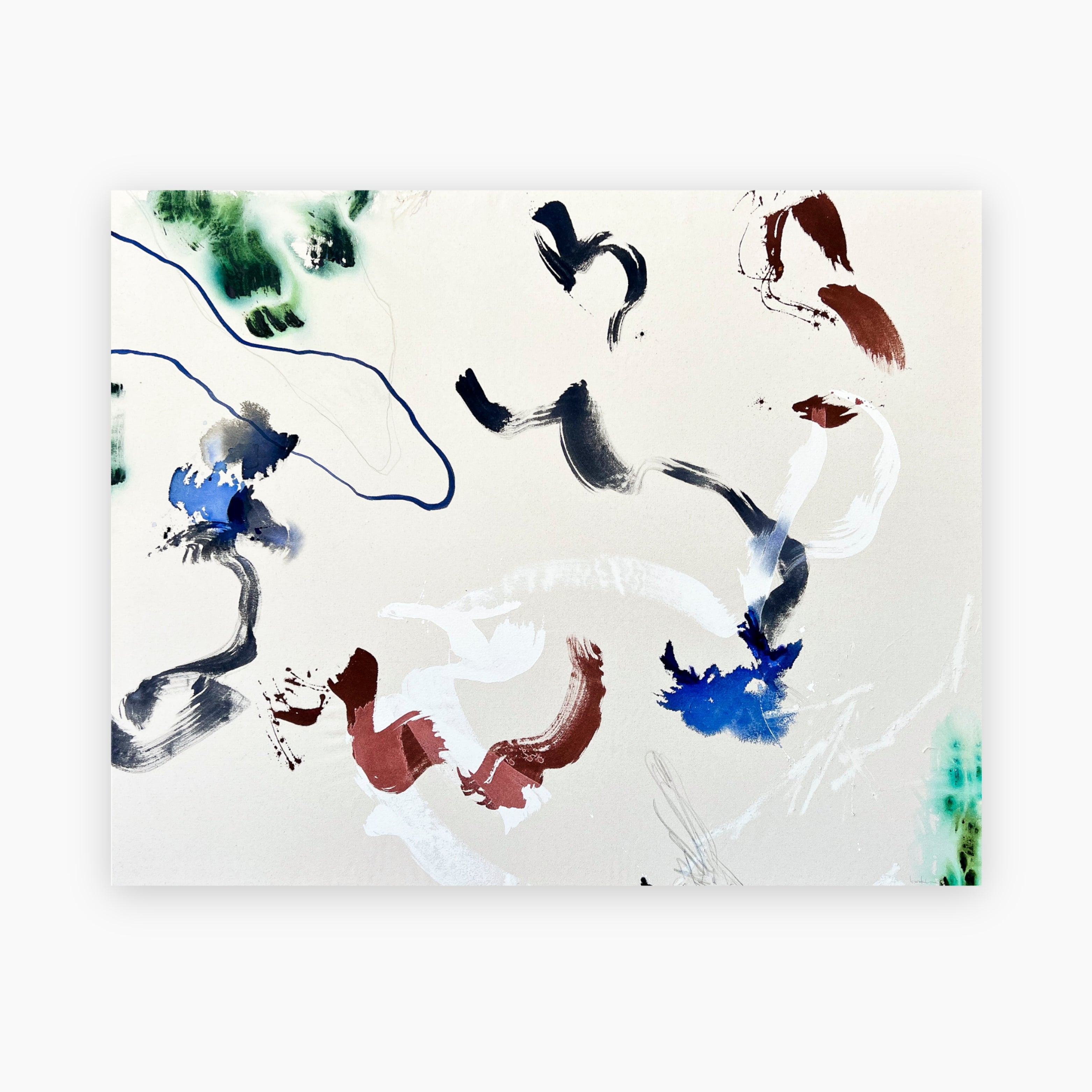 Buy original abstract painting by Beth Winterburn online - unique mixed media canvas perfect for modern art collectors.