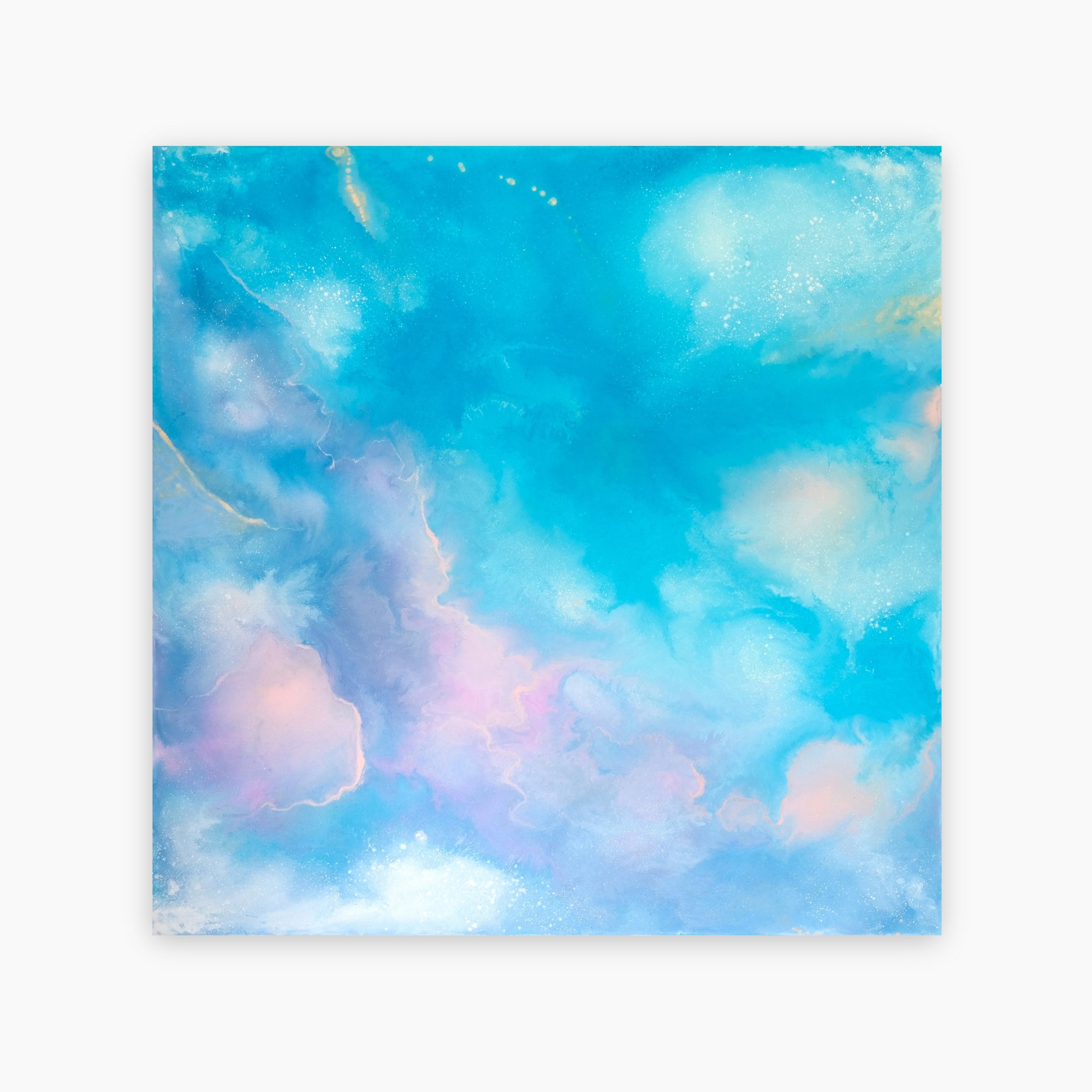 “Angelic Realm” is a contemporary abstract acrylic painting by Canadian artist Carina Dawn. Featuring soft, flowing forms, it’s a sophisticated addition for modern art enthusiasts.