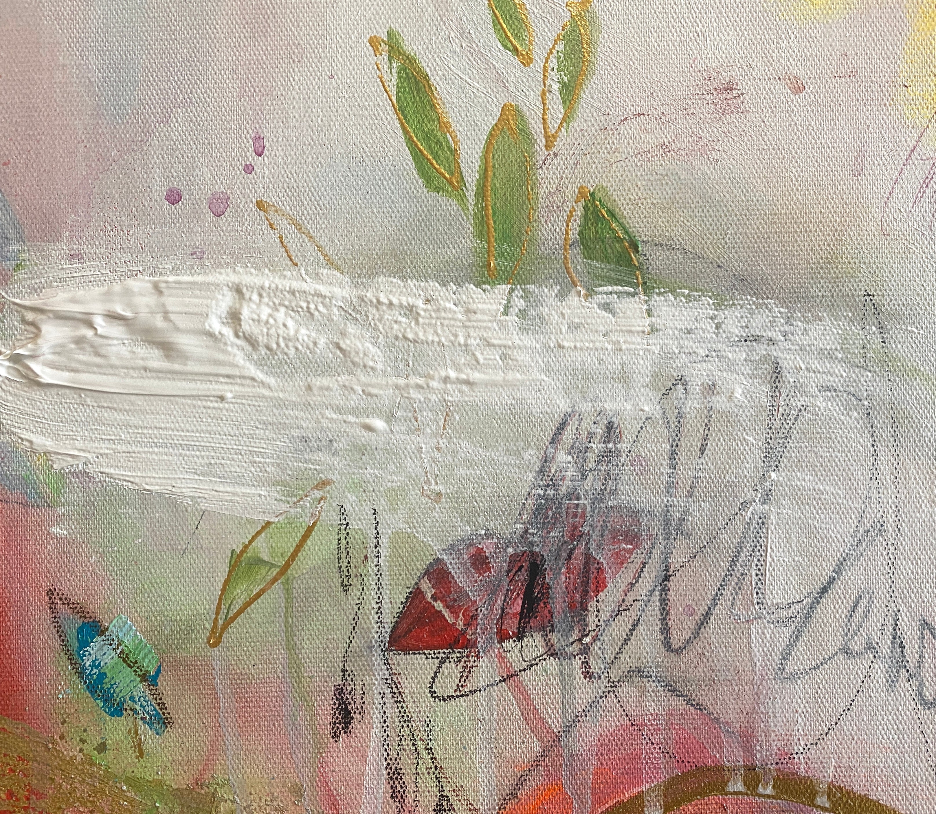 Modern wall art detail from Bea Schubert