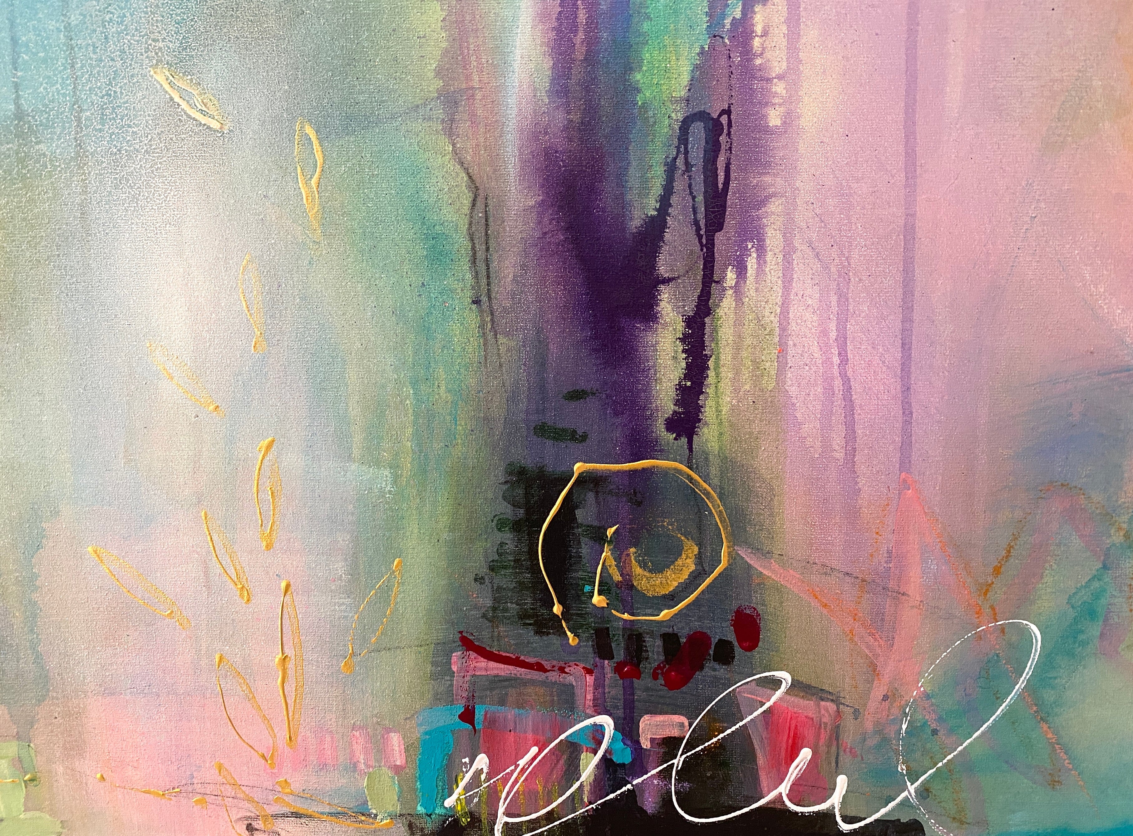 Modern wall art detail from Bea Schubert